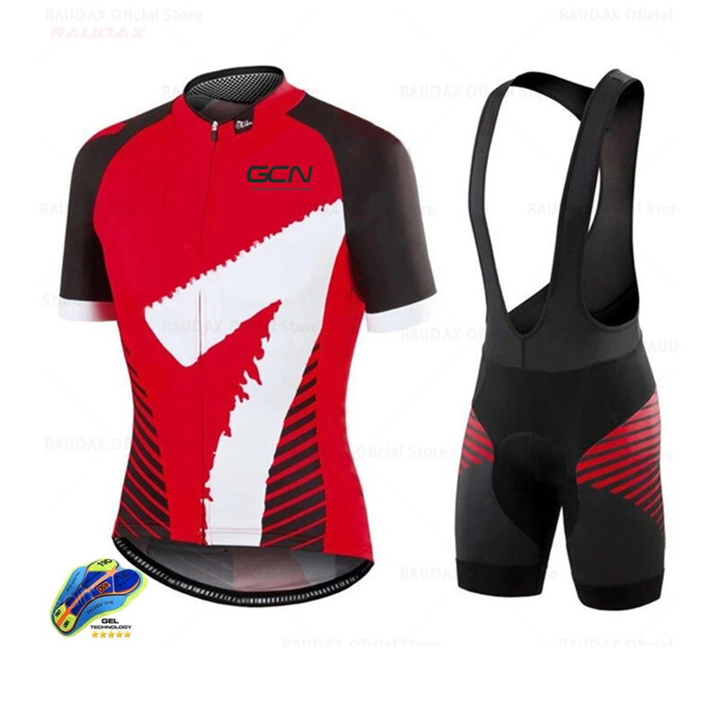 New GCN Cycling Clothing 2022 Pro Team Ropa Ciclismo Hombre Short Sleeve Cycling Set Mtb Bike Uniforme Maillot Ciclismo Strava