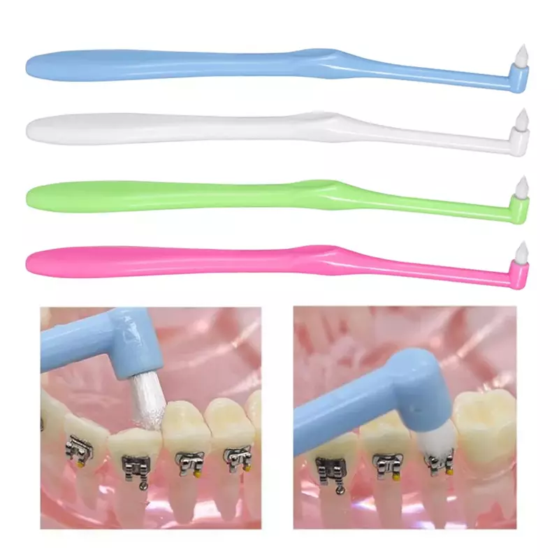Ортодонтическая межзубная щетка, Мягкая зубная щетка для чистки зубов, зубная нить, зубная щетка, инструмент для ухода за полостью рта
