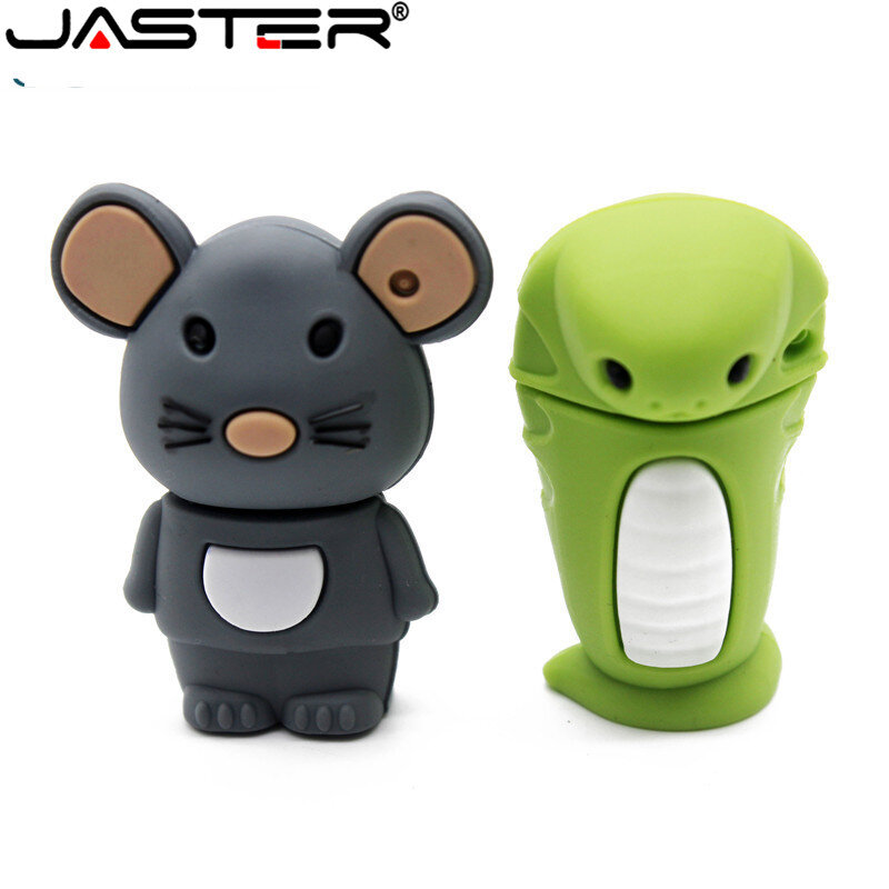 Jaster USB 2.0แฟลชไดรฟ์64GB ปากกาการ์ตูนสร้างสรรค์32GB Zodiac pendrive 16GB 8GB 4GB หน่วยความจำแฟลชไดร์ฟของขวัญ