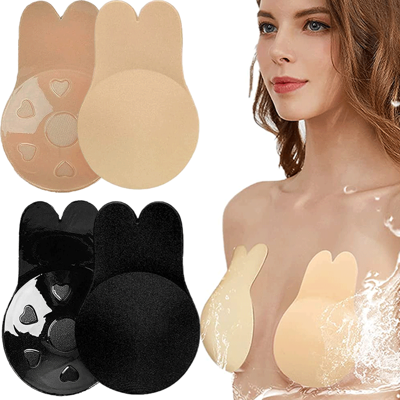 Invisible push up sutiãs mulher auto-adesivo silicone sem alças levante up mamilo capa de mama pétalas pegajosas reutilizáveis sutiãs