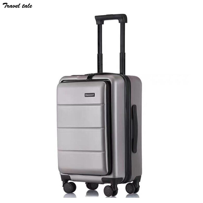 TRAVEL TALE 20" 22" 24" inch men and women spinner laptop carry on trolley luggage cabin suitcase on wheels