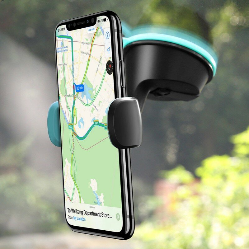 360 Dudukan Ponsel Mobil Yang Dapat Diputar Dudukan Kaca Depan Dudukan Ventilasi Udara Mobil Braket Ponsel Dasbor Mobil untuk IPhone Samsung Huawei