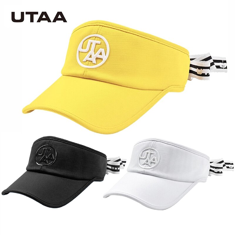 Comércio exterior coreia do sul original utaa boné de golfe novos esportes viseira de sol moda tendência bowknot vazio chapéu superior