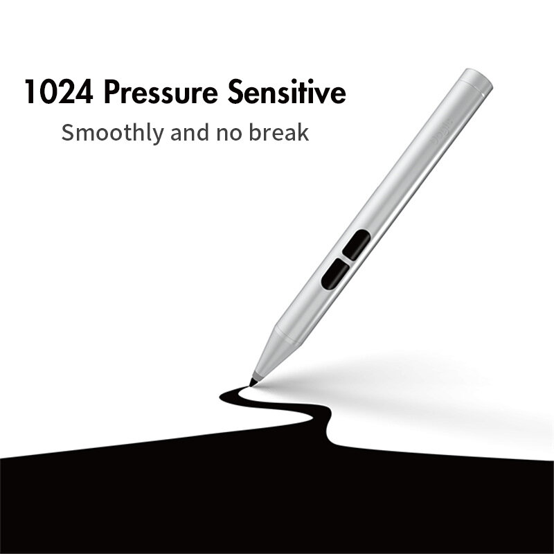 Stylet capacitif 1024 sensible à la pression AAAA avec rejet de paume MPP1.5 pour Microsoft Surface Pro