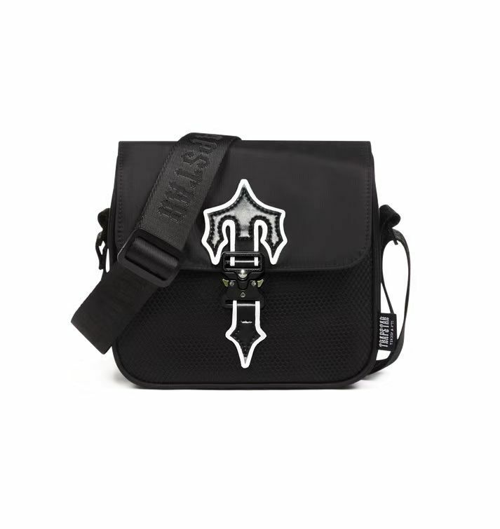 London Black Reflective Bag Luxury Trapstar Fashion Single Shoulder Cross Body Men Women Couple IRONGATE T Letter Handbag