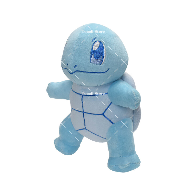 2022 neue 20cm Shiny Squirtle Plüsch Spielzeug Pokemon Blau Schildkröte Anime Filme Tasche Monster Stofftier Kinder Geburtstag Geschenk