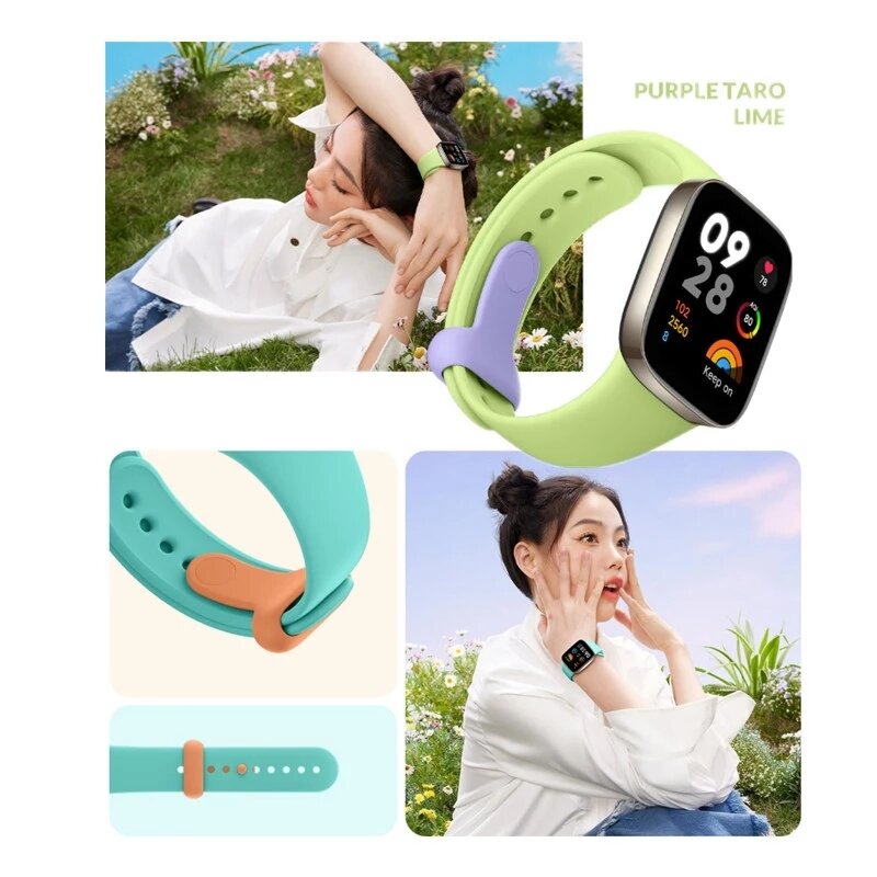 UEINIE Tali Silikon untuk Xiaomi Redmi Jam Tangan 3 Gelang Tangan Lembut TPU Pengganti Gelang Olahraga untuk Redmi Watch3 Gelang Jam Tangan Pintar