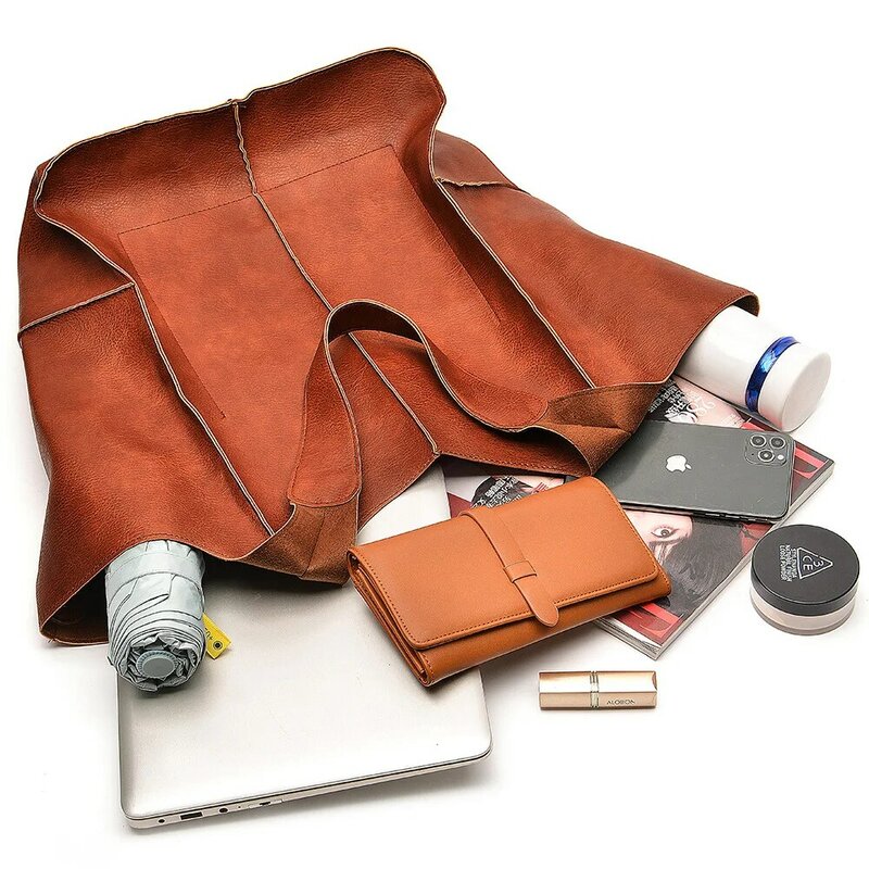 女性のための高級ハンドバッグと財布,デザイナーショルダーバッグ,ソフトpu,トレンディ,レザーオーガナイザー,2022