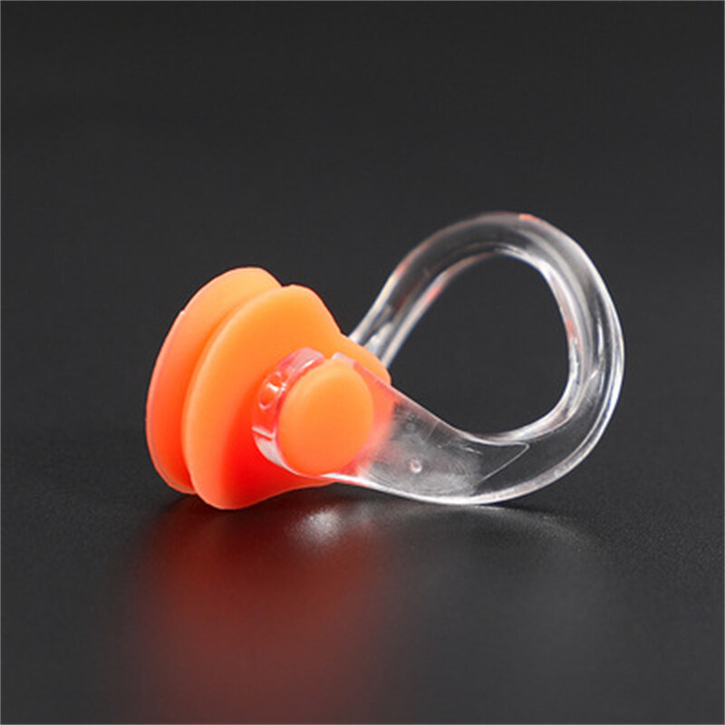 Klip hidung silikon Nyaman ukuran kecil, klip hidung anti selip tahan air untuk olahraga air anak-anak dewasa, aksesori renang