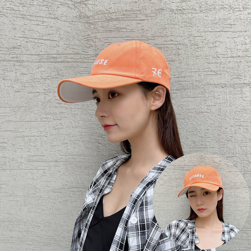 2022 New Spring Summer Outdoor Sport Baseball Cap Women Korea Fashion Adjustable Letter Casual Sun Protection Hat Lady Men Caps