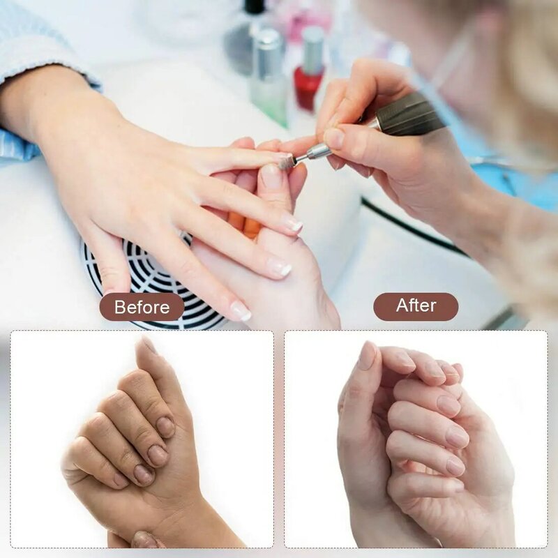 50Pcs Schuren Cap Bands Voor Elektrische Manicure Machine 60-600Grit Nail Boor Slijpen Bit Bestanden Pedicure Nail Art Tool