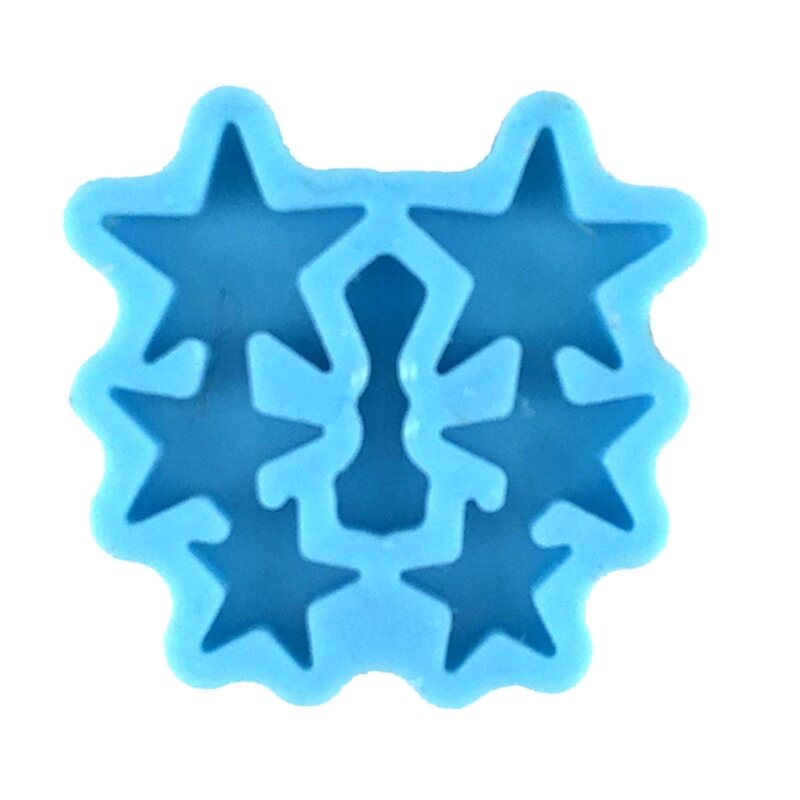 Estrela parafuso prisioneiro brincos pingente pentagrama moldes para casa decorações jóias ferramenta