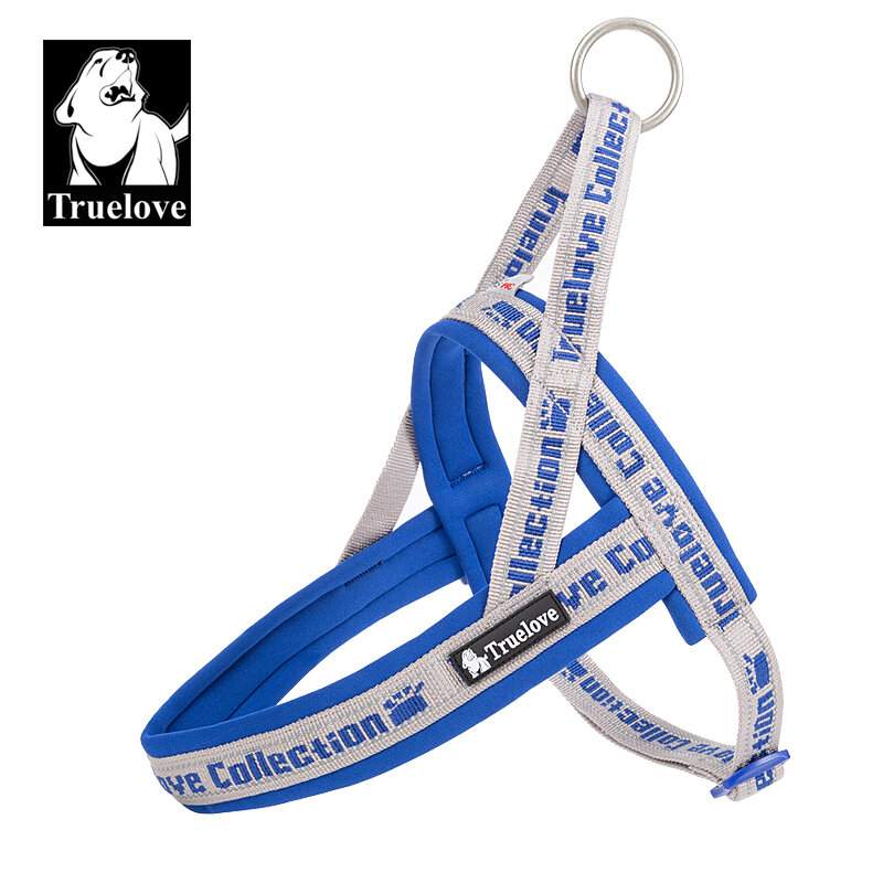 Truelove Pet Harness Neoprene Padded Nylon Webbing Dog Vest Lightweight 3M Reflective Strap Harness for Dogs TLH58121