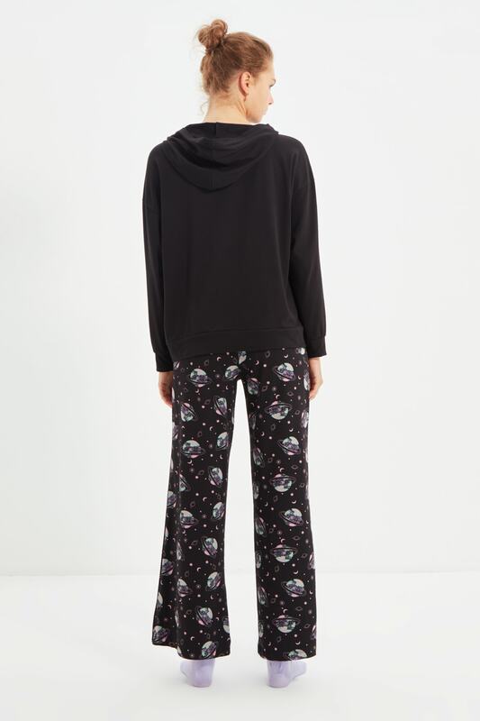 Trendyol – pyjama imprimé tricoté, ensemble deux pièces