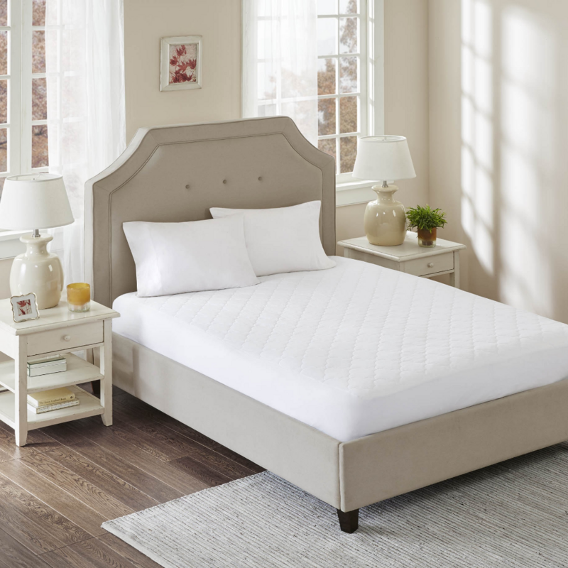 Comfort Classics All Natural Cotton Percale Quilted Mattress Pad, Full Bedroom Furniture  Memory Foam Mattress Topper Tatami