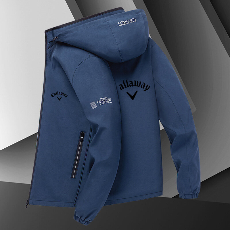 Мужская осенняя куртка для кемпинга Callaway, Высококачественная уличная куртка с принтом, ветровка с капюшоном, повседневная спортивная куртка премиум-класса для велоспорта, 2022