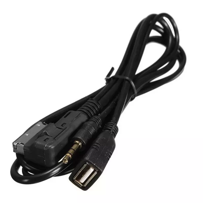 Kabel USB AMI AUX Mobil untuk IPhne 6S 5 Cocok untuk Mercedes-benz