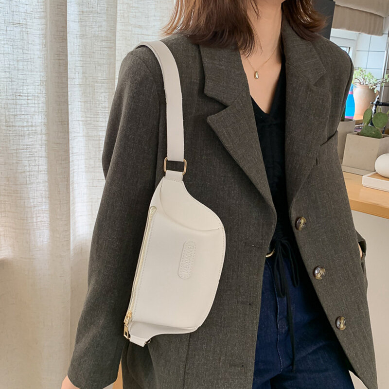 Роскошная забавная поясная сумка для женщин, модная дамская сумочка через плечо из искусственной кожи, дизайнерский брендовый клатч