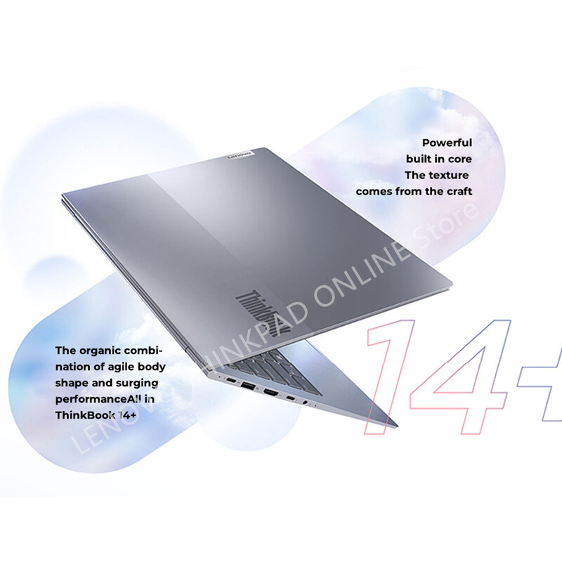 Lenovo ThinkBook Laptop 14 + 2022 i9-12900H 12 RTX2050 16GB 512GB 14 inci 2.8K 90Hz Refresh Rate Slim PC Windows 11Notebook