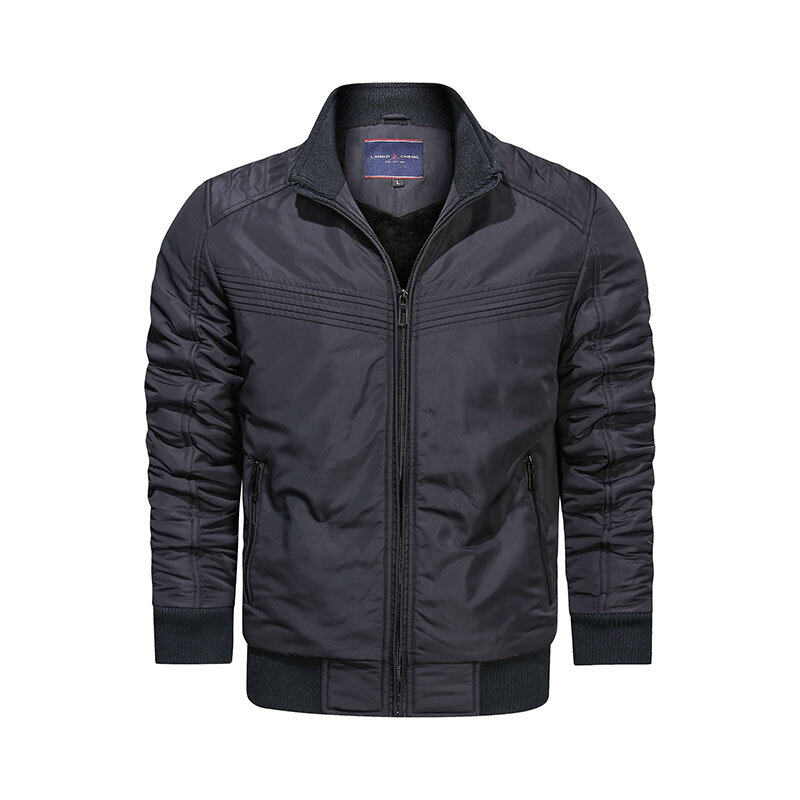 Men Winter Outwear Thick Warm Fleece Jacket Parkas Male Tactical Slim Fit Pilot Windproof Overcoat Mens 22SS New Bomber Coat