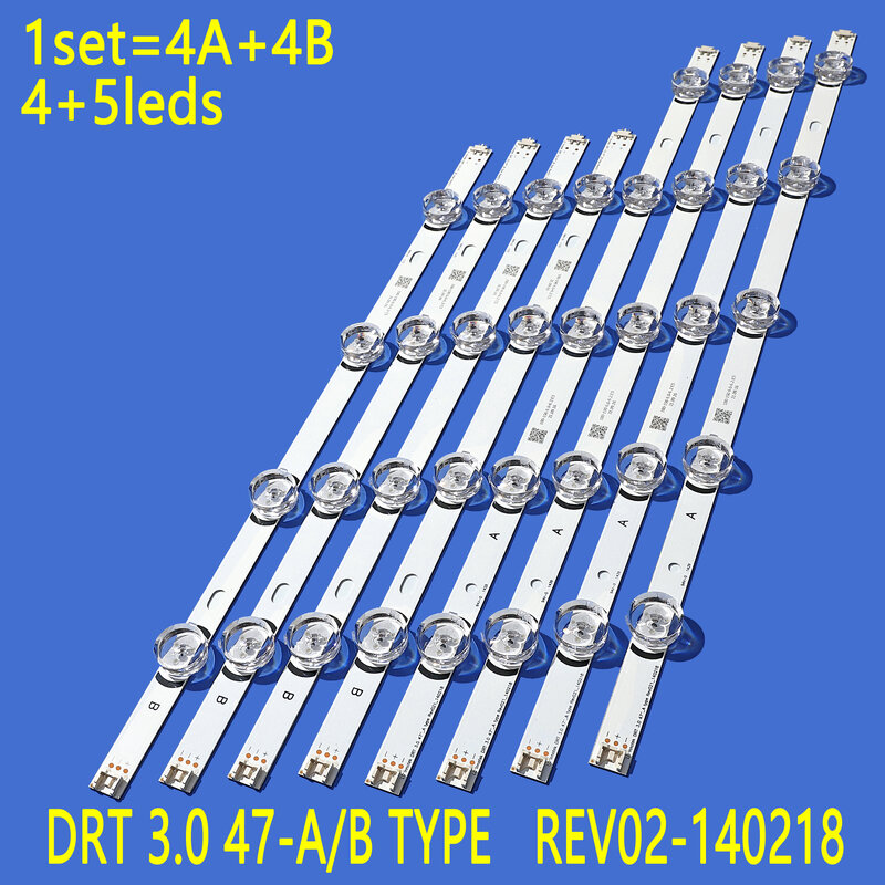 Tira Retroiluminação LED para LG 47LB5820 47LB6500 47LB652V 47LB650V LC470DUH 47LB5610 47LB565V 47LB