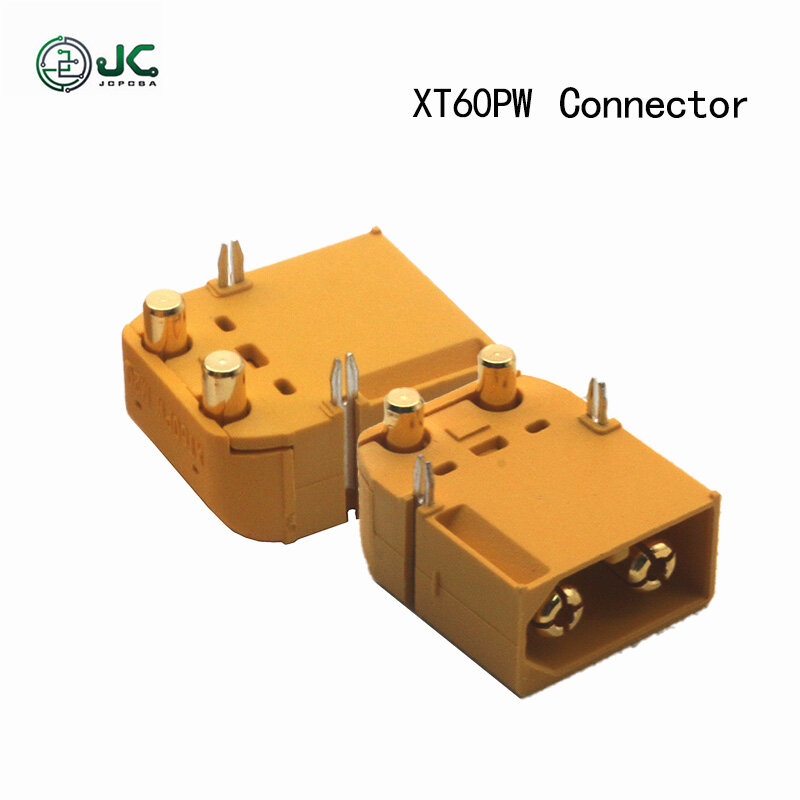 5 pezzi XT60PW connettore maschio in ottone oro connettore connettore di alimentazione connettore di alimentazione per scheda PCB/PCBA