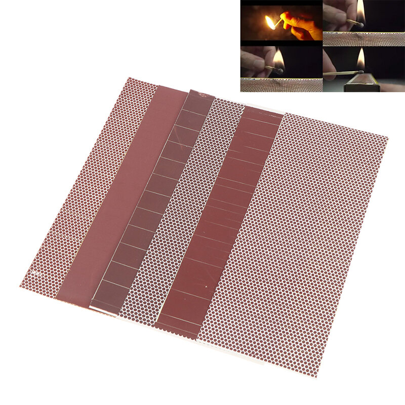 Matchstick Striker Sticker Rectangle Self-adhesive Matches Skin Flame Paper Phosphorus Sheet DIY Scented Candle Accessories