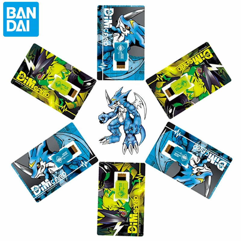 Bandai Echte DIM Karte Digimon Abenteuer Farbe Bildschirm Uhr Vital Armband Digitale Guilmon Youkomon Terriermon Kinder Spielzeug Geschenke