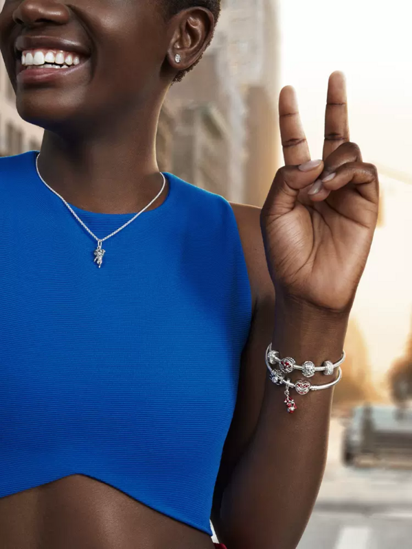 2023 nowy 100% 925 srebrny amulety zwisające koraliki pasuje do oryginalnego bransoletka Pandora naszyjnika Diy biżuteria dla kobiet