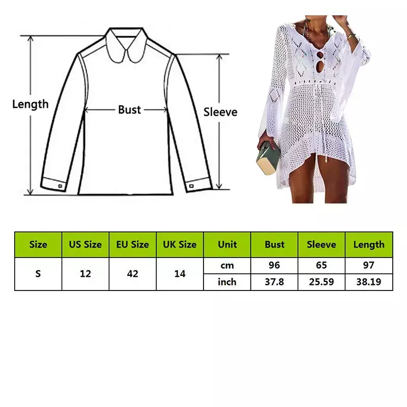 Robe de plage longue en tricot, Cover-Up, Crochet, pompon, cravate, tunique, paréos, Cover-Up pour les maillots de bain, Sexy, transparente, 2021