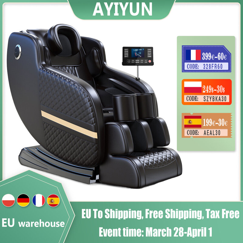 i1 Luxury Massage chair,Professional foot Hot compress,Zero-gravity sofa, Smart massager, LCD touch control chair