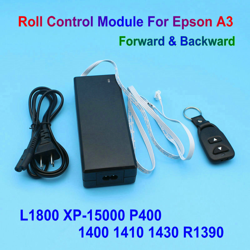 Módulo de Control de rollo de impresión de película DTF, Control hacia adelante y hacia atrás para Epson XP-15000 L1800 1400 R1390 1410 1430 P400