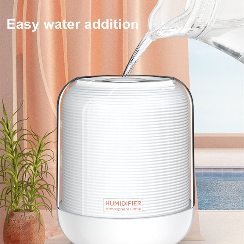 3000ml Double Nozzle Air Humidifier USB Aromatherapy Mist Maker Diffuser with Warm LED Night Lamp Heavy Fog Home Big Humidifiers