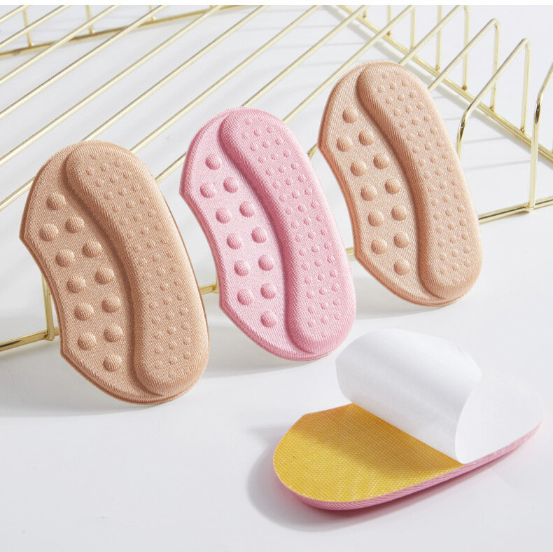 2pcs Shoe Heel Sticker Insoles Sports Shoes Adjust Size Heel Liner Grips Protector Sticker Pain Relief Patch Foot Back Sticker