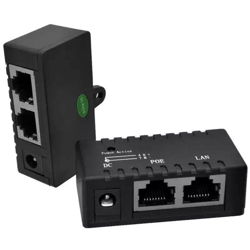 Gorąca sprzedaż Gigabit Power Over Ethernet pasywny wtryskiwacz PoE Splitter dla kamera IP CCTV