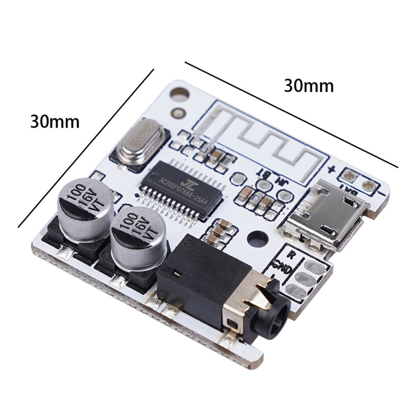 Placa receptora de Audio compatible con Bluetooth 3,7, 5,0-5V, Mini decodificador sin pérdidas, módulo estéreo inalámbrico de música MP3