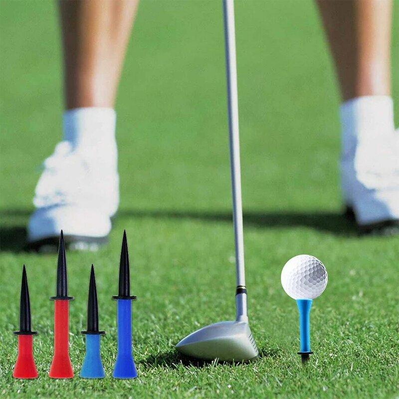 Packung mit 12 Golf Tee Plastik ball halter Outdoor Indoor Übungs anfänger
