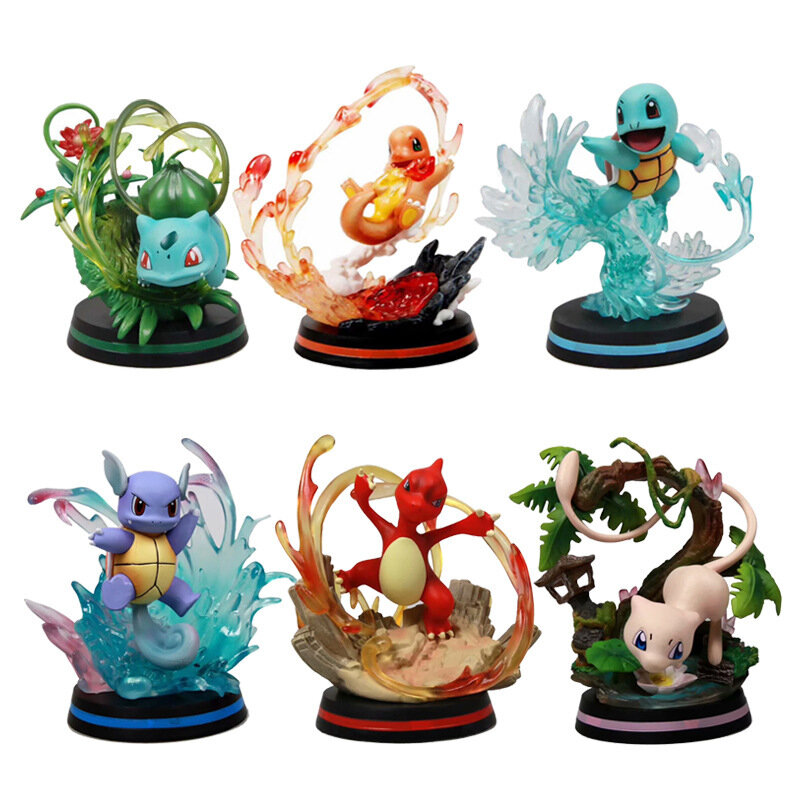 9 figurines Pokémon féeriques, jouet, modèle Anime, décoration, cadeau d'anniversaire, série Pokémon, figurine d'action tendance