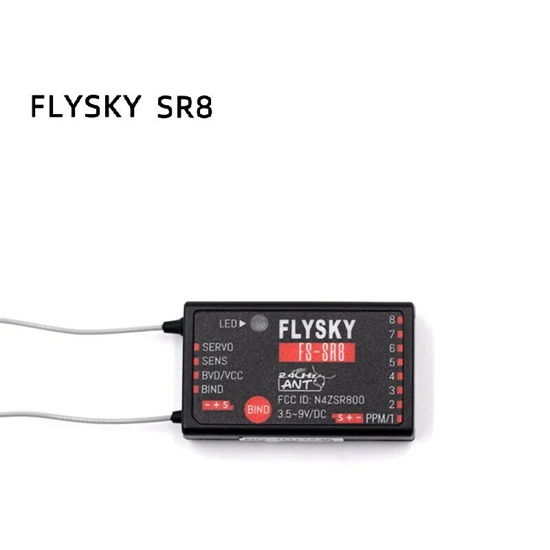 FLYSKY FS-SR8 2.4G ANT 8CH جهاز استقبال صغير