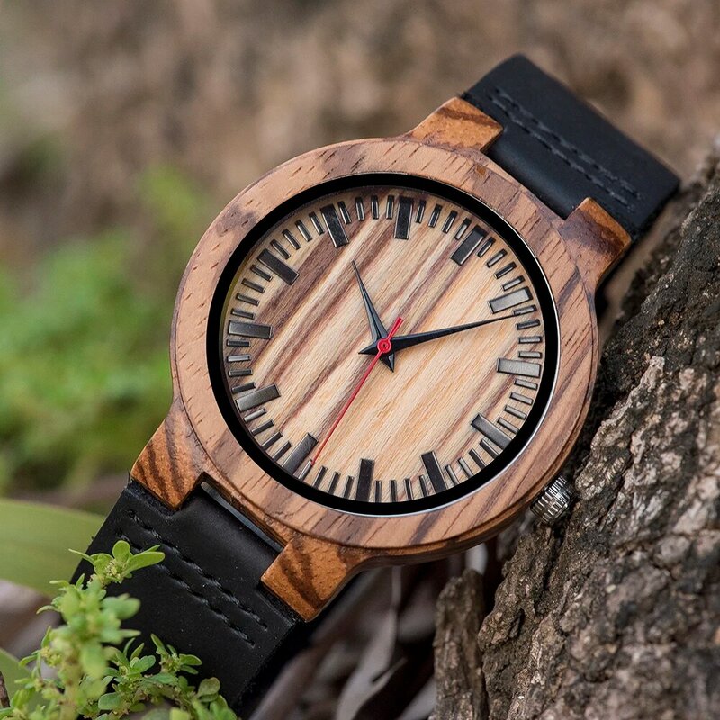 BOBO BIRD Men Women Watch Solid Wood Top Quailty Luxury Wooden Wristwatch Clearance Price Limited Number First Come First Served