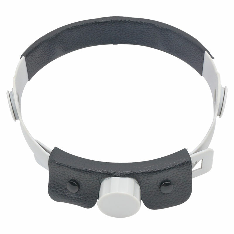 Faixa de pouco peso para lupas dental lupa plástico capacete cabeça vestindo lupas faixa tamanho ajustável ângulo