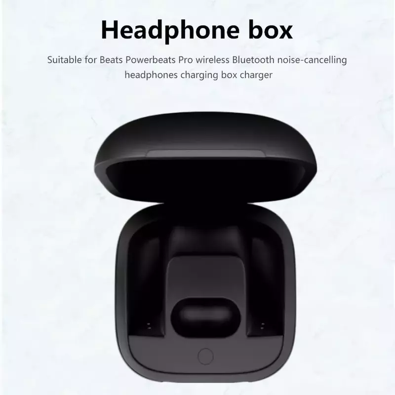 Estuche cargador inalámbrico para auriculares Powerbeats Pro compatible con Bluetooth, cargador portátil de carga rápida