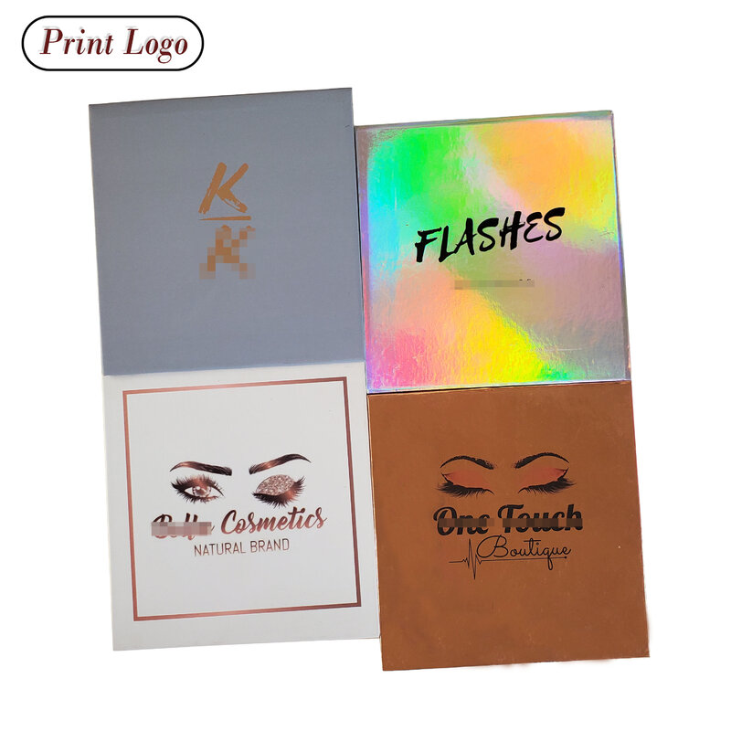 Wholesale Custom Boxes Print Your Logo Pink lash box rectangle 25mm Mink Private Label Eyelash Packaging Boxes Lashes Package