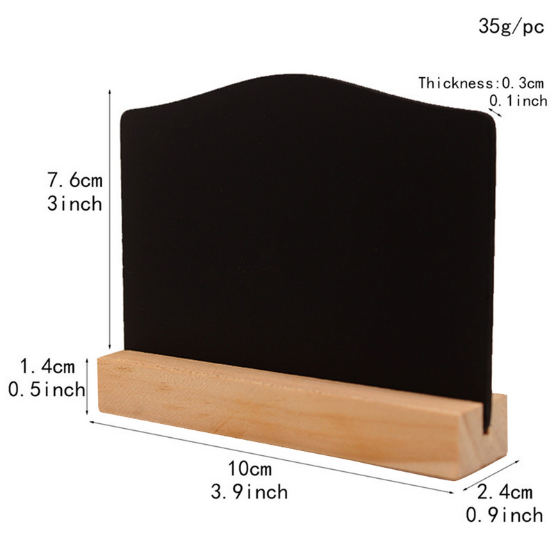 Chalkboards Signs with Stand Small Square Blackboard Decorative Place Cards for Weddings Message Board and Event Decor