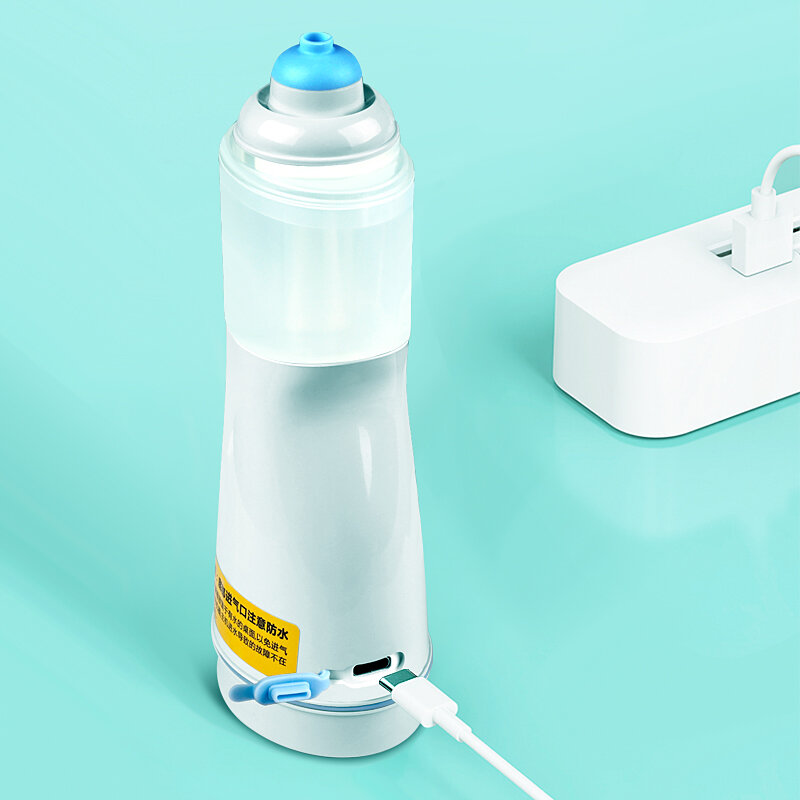 스프레이 비강 충전식 와셔 실리콘 노즐 코 관개 기계, 어린이를 위한 린스 병, 아기 성인 비염 치료