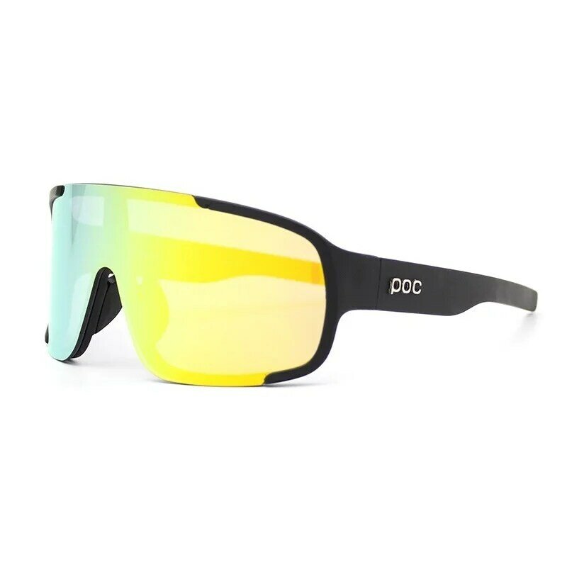 Occhiali da sole da ciclismo a 3 lenti occhiali da sole da esterno per bici uomo donna cucciolo Mountain Bike POC occhiali da ciclismo