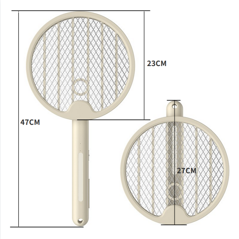 2In1 Smart Mosquito Killer Lamp Radiationless Folding Mosquito Swatter Mute Electric Fly Bug Zapper 1200mA USB Insect Trap