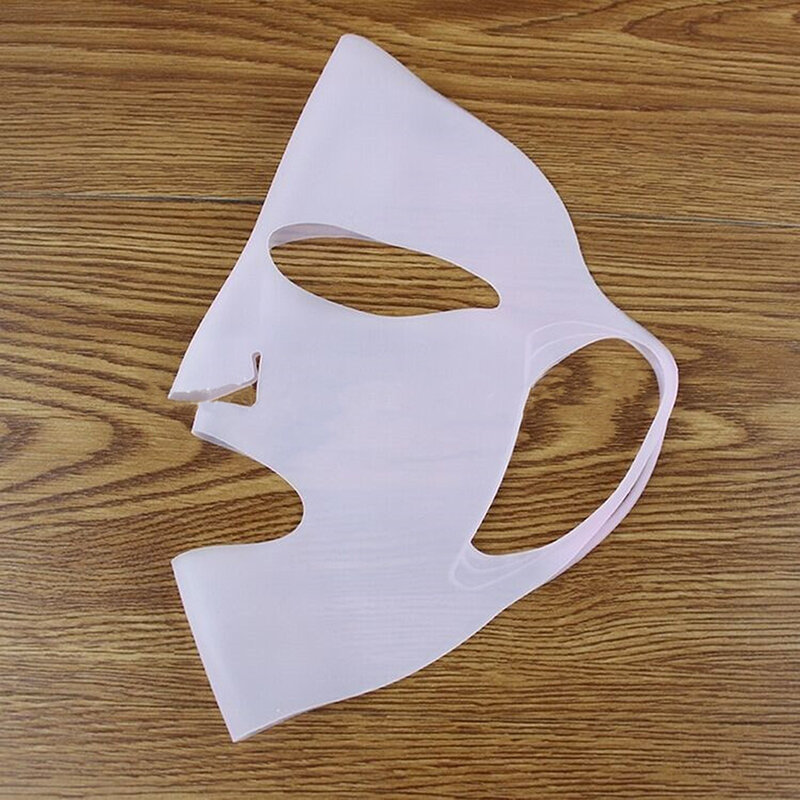 1PC maschera in fogli idratante impermeabile donna strumento di copertura per la cura della pelle del viso riutilizzabile in Silicone 3D copertura per maschera idratante per il viso