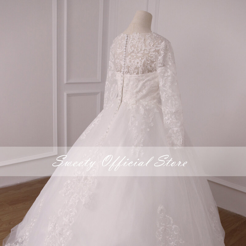 Женское свадебное платье со шлейфом It's yiiya, белое винтажное платье из органзы без рукавов, с вышивкой и открытой спиной на лето 2019