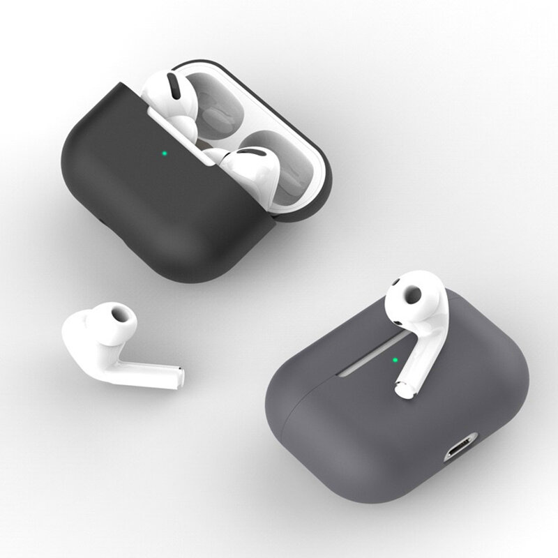 Étui AirPods 3 en Silicone souple, housse de protection officielle pour écouteurs Apple Bluetooth sans fil